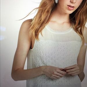 NWT. Lucky Brand Beaded Tank